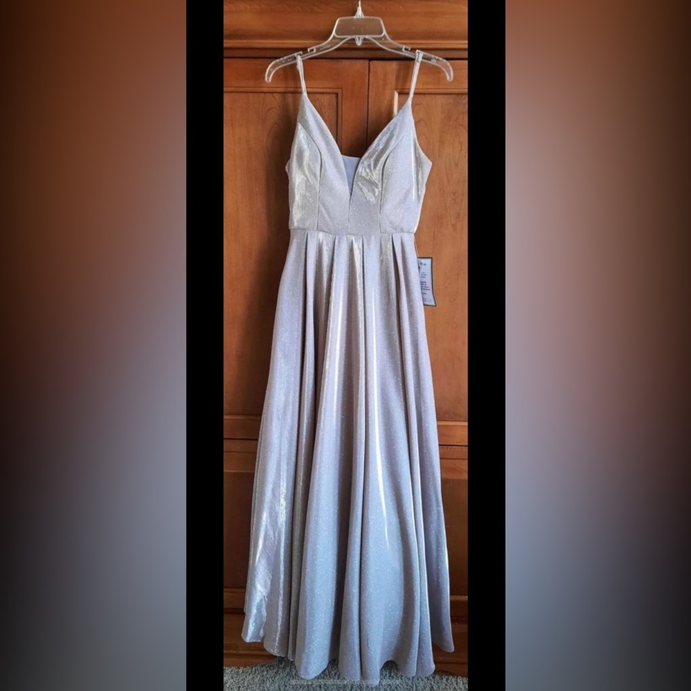 Elegant Rose Gold Gown